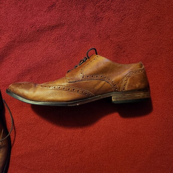 Men\'s Cole Haan Lace-up Derby Brogues, size 11, cognac main image 4